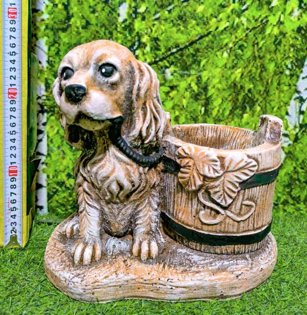 спаниель с ведром